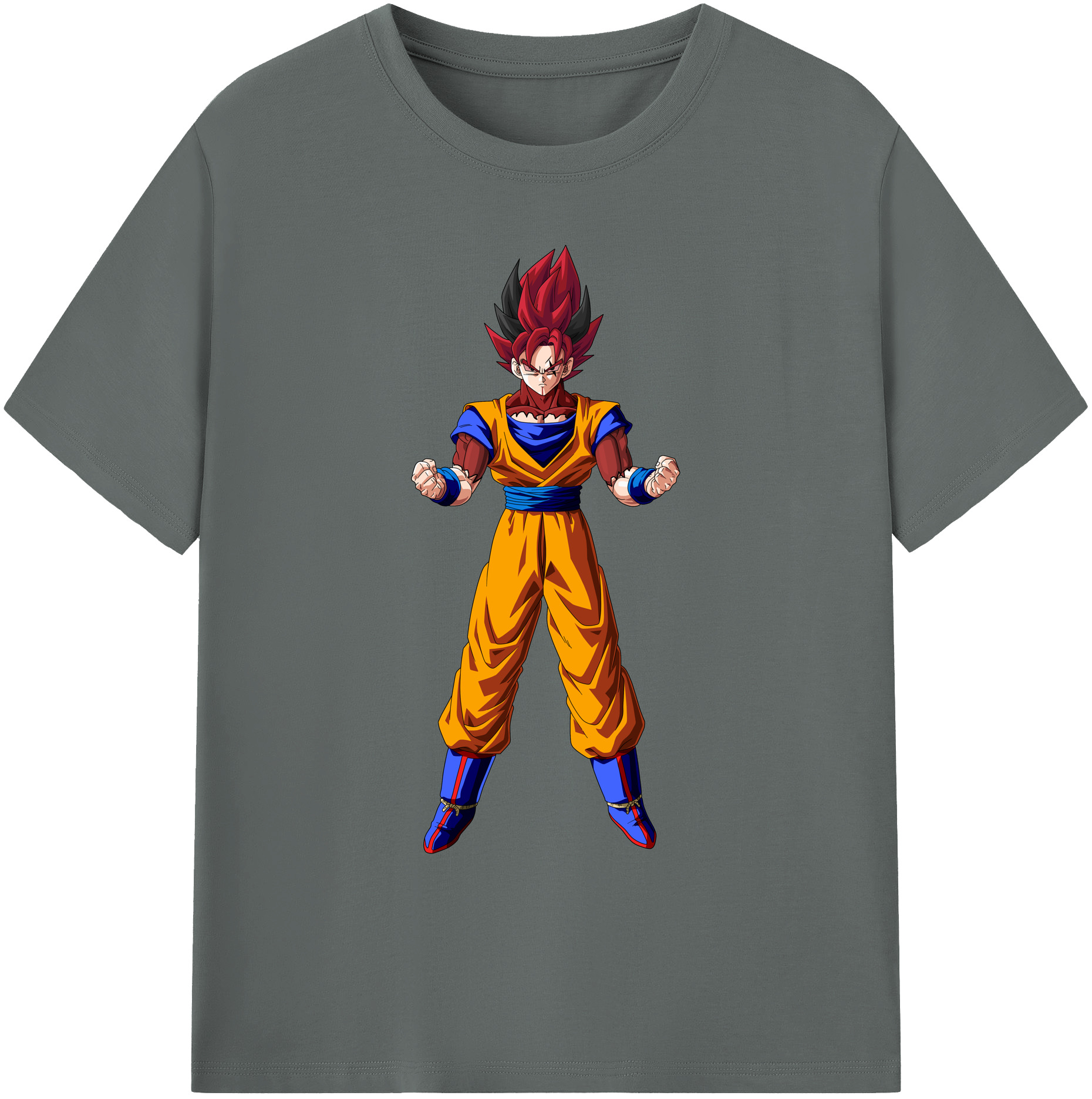 （画像用） ドラゴンボール 孫悟空（そん ごくう）Son Goku カカロット DRAGON BALL Kakarotto 綿100％ メンズ半袖Tシャツ｜肌触りやわらか＆通気性